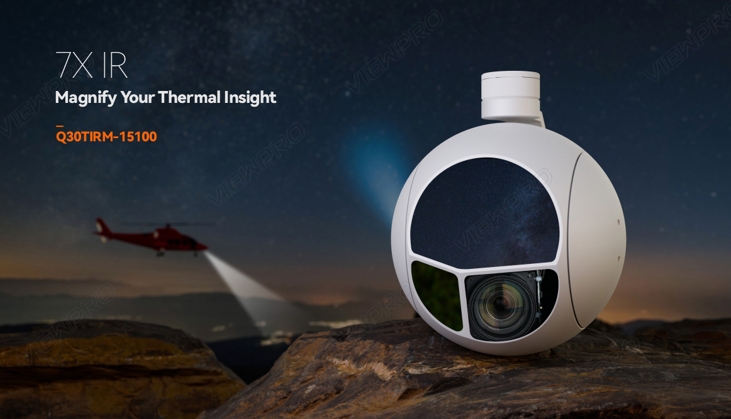 New Product Q30TIRM-15100 Triple Sensors Gimbal Camra Released